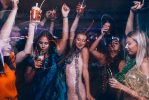 Bachelorette party night limo